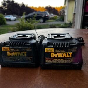 Lot of 2 DeWalt DW9116 NiCd Battery Charger 7.2V-18V